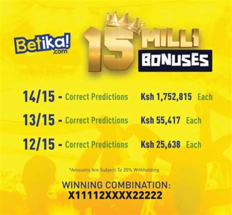 Betika Midweek jackpot result, bonuses and winners yesterday, .